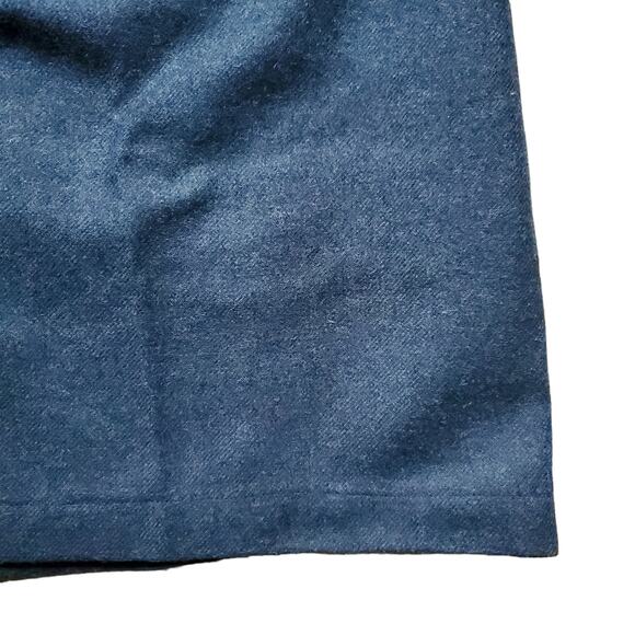 Celtic & Co. The Celt Kilt Blue Wool Skirt Made In Scotland Buckle Detail Sz 16 - Picture 8 of 10